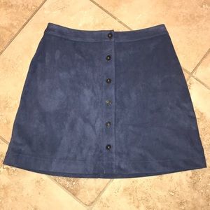 Abercrombie and Fitch brand suede skirt